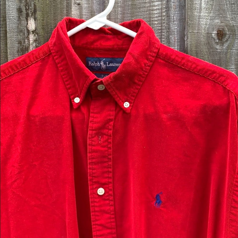 Men’s Polo Ralph Lauren Oxford red corduroy m